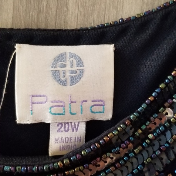 Navy Blue Beaded Dress - Picture 3 of 3